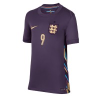 Camiseta Inglaterra Harry Kane #9 Visitante Equipación para mujer Eurocopa 2024 manga corta